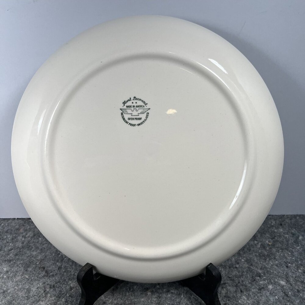 Vintage Marcrest Stetson Swiss Alpine Chalet 11 5/8" Round Chop Plate Platter - Picture 2 of 10